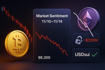 BingX Weekly Market Sentiment: Cripto se corectează; BTC revine la ~98.300 $, ETH -4%, DeFi -220 mil. $