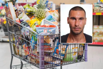 Bihorean urmărit național pentru un cărucior cu produse furate. În trecut a fugit din arestul la domiciliu... ca să fure