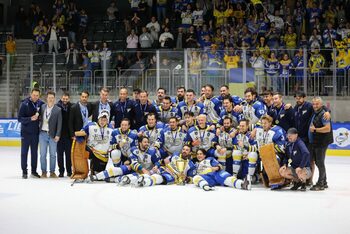 Corona Brașov a câștigat Supercupa României la hochei, chiar pe terenul rivalei ACSH Gheorgheni