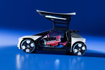 Noul Peugeot Polygon anunță viitorul lui 208: parbriz-ecran, volan pătrat și materiale printate 3D