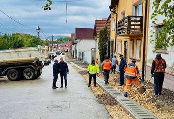 Reabilitare pietonală pe strada Cetății din municipiul Codlea