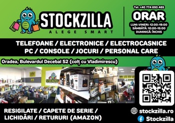 STOCKZILLA – Reduceri 20% la toate articolele din magazin! O gamă largă de produse resigilate și retururi Amazon!