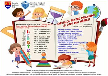 Craiova: A XVI-ediție a proiectului „Cărticica pentru prichindei și copii mai măricei”