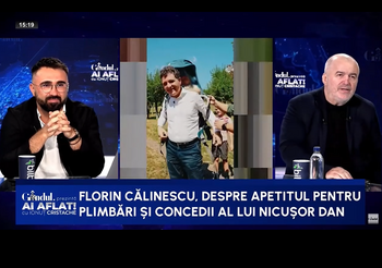 Florin Călinescu îl vede pe Pahonțu îmbrăcat în URS. „Zboară pârși și cocoși de munte cu emițătoare”