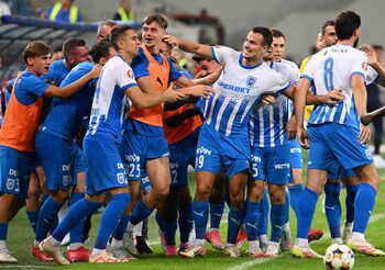 Universitatea Craiova, calificată în play-off-ul Conference League, după prelungiri