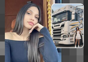 Povestea șoferiței de TIR care face senzație pe șosele. E o mână de om, dar conduce un mastodont de zeci de tone: (…)