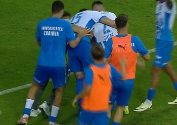 Universitatea Craiova, victorie mare la Istanbul, împotriva lui Basaksehir, scor 2-1