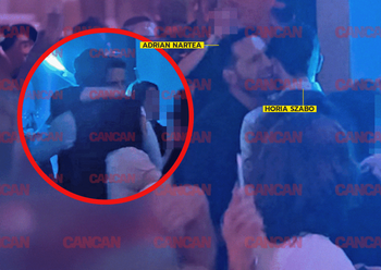 Lăsat „dezlegat” de sexy-deputată, tot a fost băiat cuminte! Soțul Marei Mareș l-a luat în brațe doar pe Adi Nartea