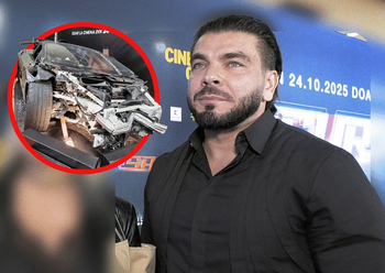 Joseph Adam, aproape de dezastru! Lamborghini-ul s-a făcut praf, dar a scăpat ca prin minune!