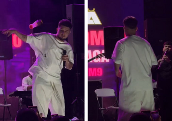 Babasha, incident neplăcut în timpul unui concert. Un spectator a aruncat o sticlă pe scenă: ”Nu e frumos din partea (…)