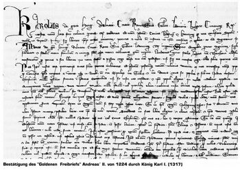 Ziua în care saşii din Transilvania au devenit privilegiaţi pentru următorii 650 de ani