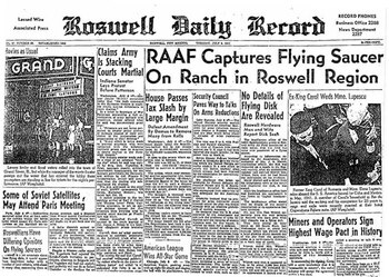8 iulie: Ziua în care a avut loc Incidentul OZN de la Roswell. Anunțul privind „capturarea