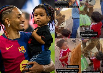 „De ce îi ia în braţe pe toţi copiii albi şi nu pe fiul meu?” / Un fotbalist celebru acuză de rasism o mascotă de la (…)