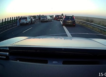 Accidente în lanț de Sfânta Maria, pe Autostrada Soarelui și pe A3. Trafic restricționat spre litoral și munte
