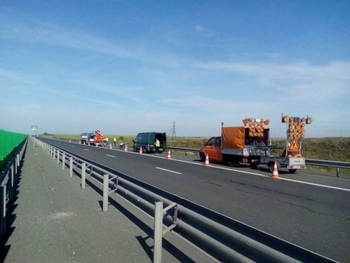 Restricţii de circulaţie pe mai multe tronsoane ale A1 Bucureşti-Piteşti pentru diferite lucrări