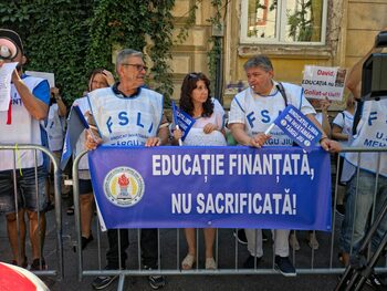 Sindicaliștii din Educație roagă directorii și inspectorii să nu le saboteze protestul. „Nu-i amenințați pe (…)