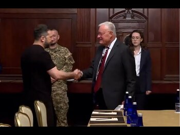 (VIDEO) Volodimir Zelenski s-a întâlnit cu reprezentantul lui Trump pentru Ucraina