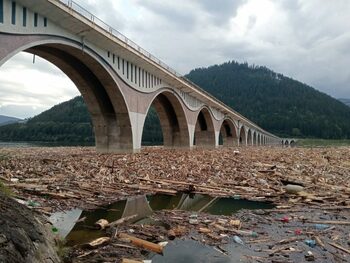 Stare de alertă în Neamț din cauza adunării masive de deşeuri şi cadavre de animale pe lacul de acumulare Izvorul (…)