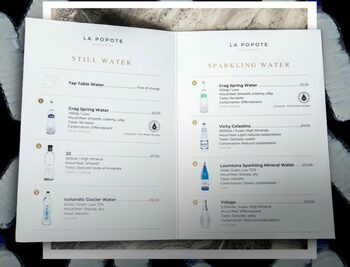 Un restaurant lansează primul meniu pe bază de apă din Marea Britanie