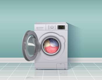Motivul important pentru care maşina de spălat rufe are geam curbat. Sigur nu l-ai băgat în seama până acum