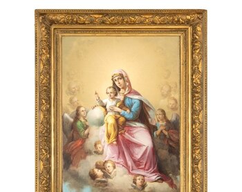 Icoana cu care pictorul Nicolae Grigorescu și-a dat „admiterea” la Mănăstirea Agapia a fost scoasă la licitaţie