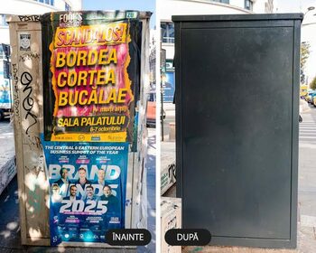 Stelian Bujduveanu: Fără mizerie! Fără afișe lipite ilegal în București! Amenzile variază între 1.000 și 100.000 lei