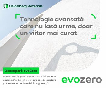Primul ciment din lume cu zero emisii nete de dioxid de carbon datorită tehnologiei de captare, lansat de Heidelberg (…)