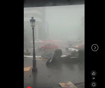 VIDEO Furtuna a făcut prăpăd în Sinaia și în mai multe localități din Prahova / Gara din Sinaia, distrusă / (…)