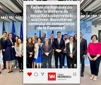 Victor Negrescu: România are astăzi un atu strategic: Centrul European de Competențe în domeniul Securității (…)