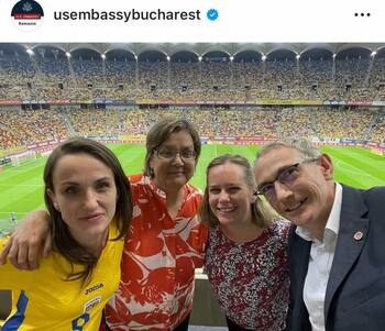 Cozmin Guşă: „“Diplomația” la fotbal. E și Țoiu, cu tricou. Eu nu comentez nimic, vă las pe voi…”