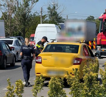 Poliția Transporturi Craiova, acțiune de control în zona Aeroportului Internațional Craiova