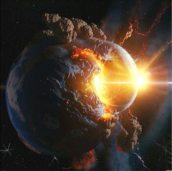 Oamenii de știință ar fi identificat planeta din care s-a desprins Luna Pământului