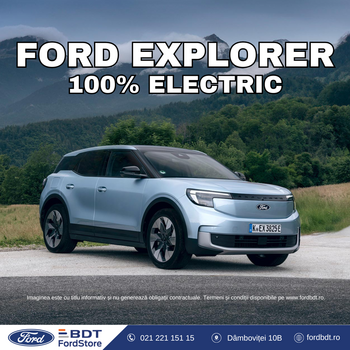 ADVERTORIAL. Valoarea programului Ford Ecobonus se majorează la 9.600 euro pentru mașini electrice