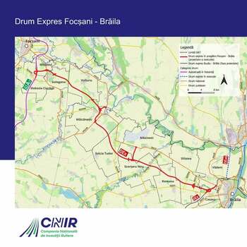 Drumul Expres Focșani–Brăila a fost contractat. Care este durata de execuție