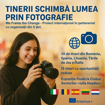Tinerii din Sectorul 6 participă la „We Frame the Change” – un proiect european care transformă ideile în schimbare