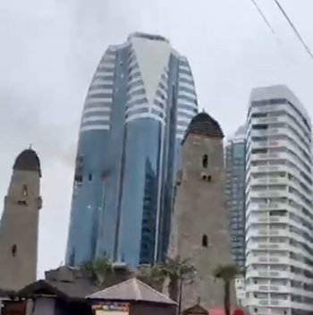 Drone ucrainene au atacat turnul Groznîi City din Cecenia