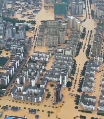 Inundații de proporții în China. Au fost evacuați zeci de mii de locuitori