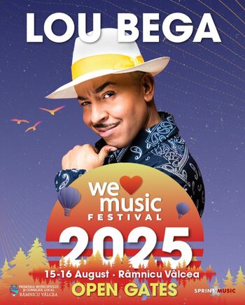 Vâlcea: Lou Bega vine la We Love Music Festival 2025