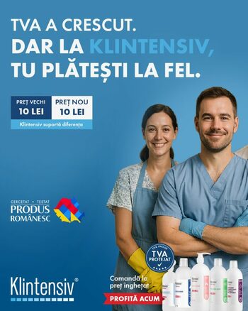 Klintensiv îngheață prețurile: TVA-ul a crescut, dar clienții nu plătesc mai mult