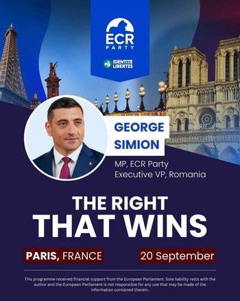 Ce face George Simion la Paris, unde vine la invitația europarlamentarului Marion Maréchal din Grupul (…)