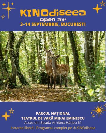 KINOdiseea Open Air la Teatrul de Vară ‘Mihai Eminescu’ din Parcul Național, între 3 și 14 septembrie