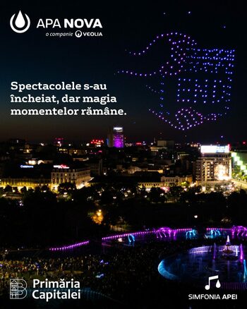Simfonia Apei spune „la revedere”: spectacolele, suspendate pe durata lucrărilor din Piața Unirii