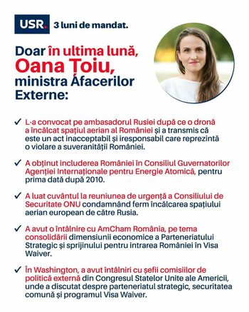 Mult zgomot pentru nimic. USR o laudă pe Țoiu că muncește și că respectă fișa postului de ministru