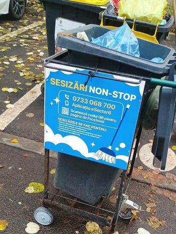 Tomberoanele cu coduri QR din Sectorul 6: ”Am transformat tomberoanele în mijloace prin care comunicăm cu voi!”