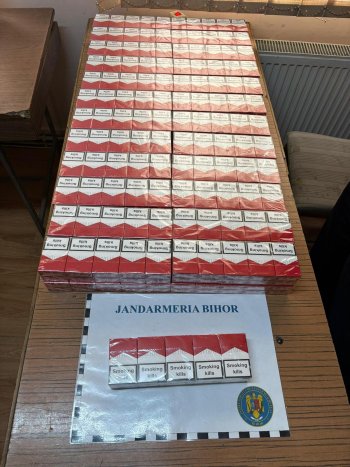 Bărbat prins cu 490 de pachete de țigări nemarcate: oamenii legii au confiscat marfa, individul a fost amendat