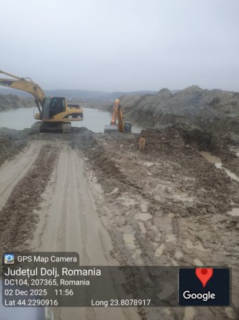 Amendă de 75.000 de lei pentru o balastieră ilegală din Podari