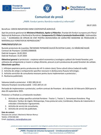 PNRR: Fonduri pentru România modernă și reformată!