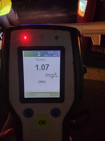 Razie rutieră de amploare în Vâlcea: peste 450 de sancțiuni, 43 de permise reținute și 10 infracțiuni constatate