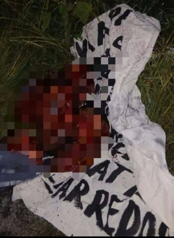 Capetele a șase bărbați, găsite pe o șosea din Mexic. Se crede că este o răfuială între clanuri rivale