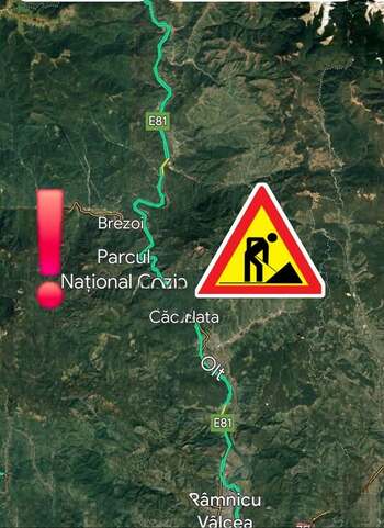 Restricții de circulație pe DN7